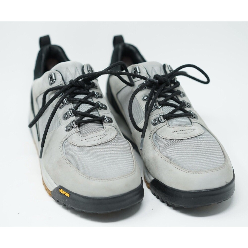 Huckberry Overland Trail Sneaker Boots Gray Vibram Sole Leather Size 10.5